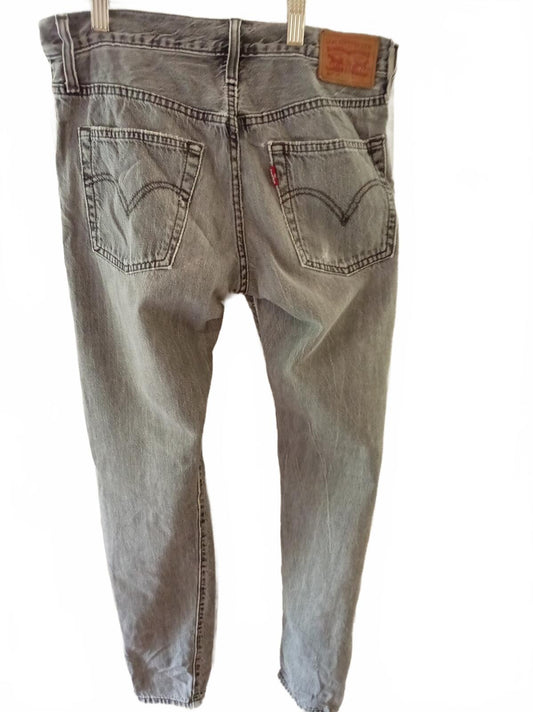 Levi's 501 CT Grey Denim Jeans W24 L28