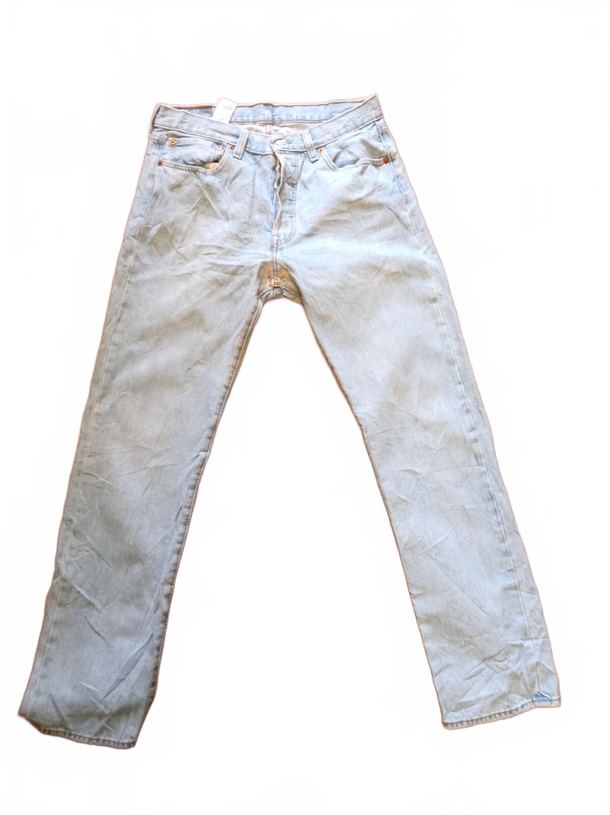 Levi's 501 Light Blue Denim Jeans W32 L32