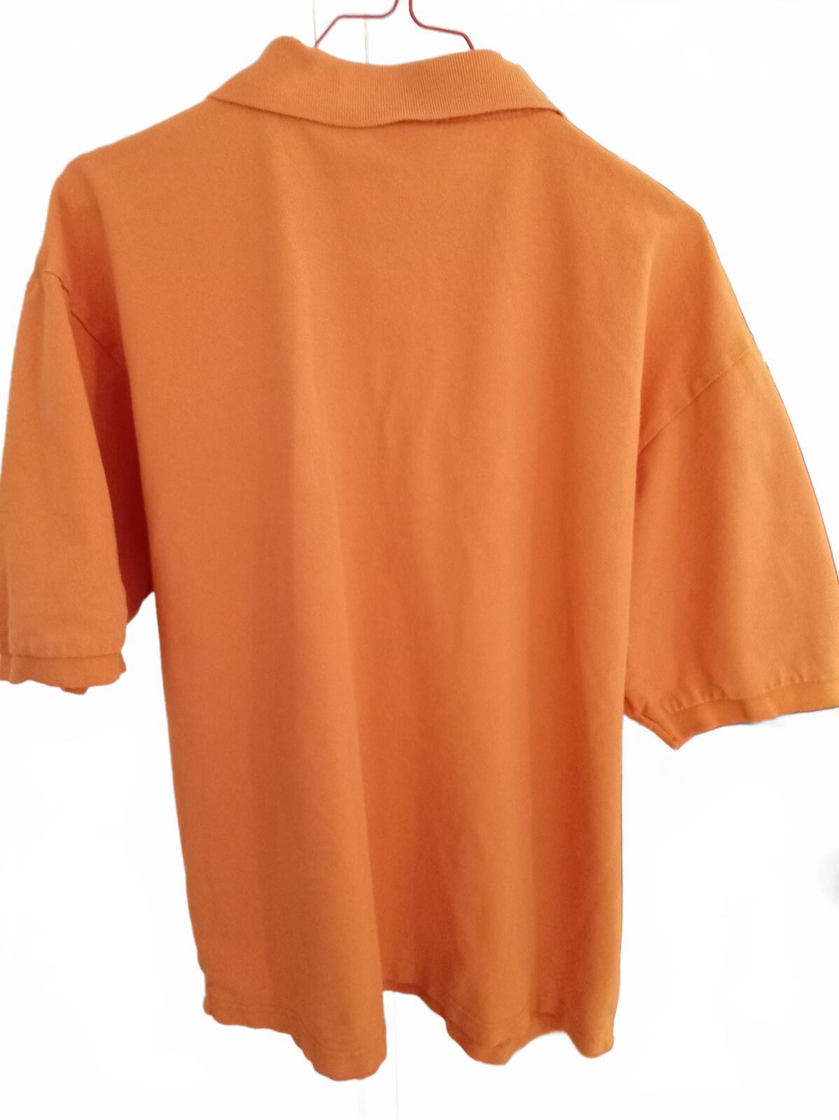 Lacoste Orange Polo Shirt - Size 7 (XXL)