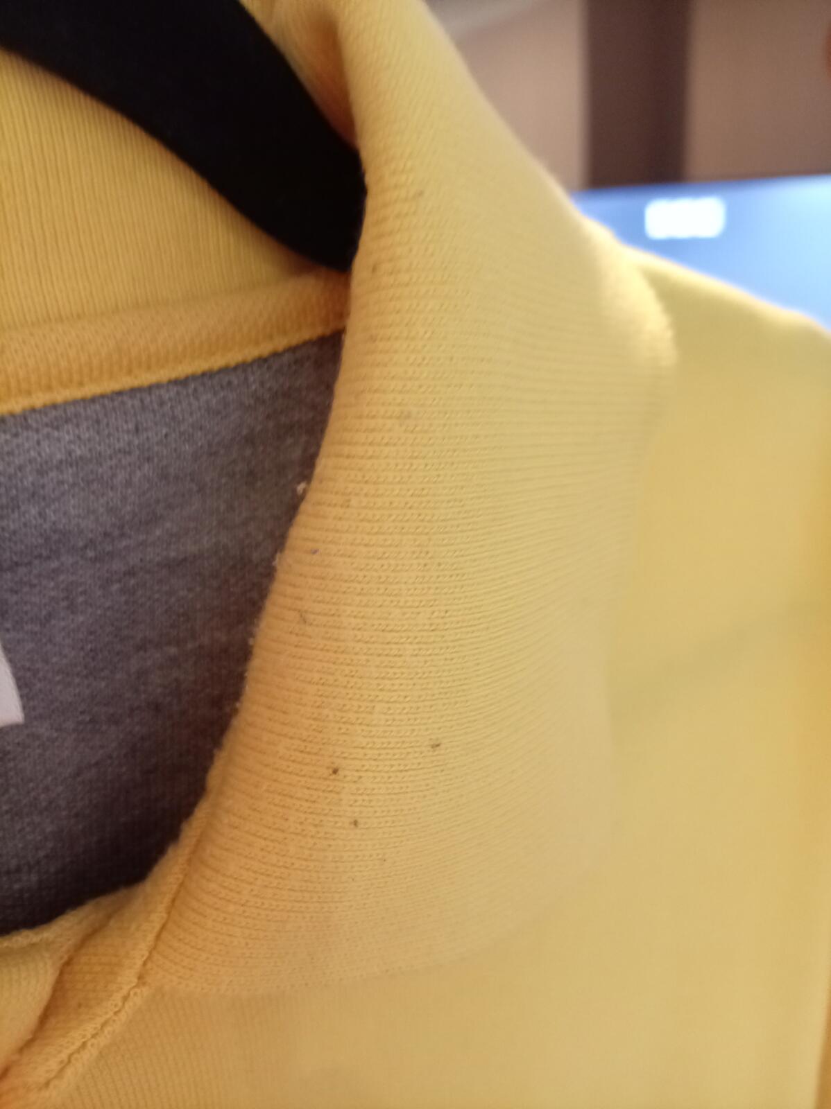 Lacoste Yellow Polo Shirt with Crocodile Logo - Large