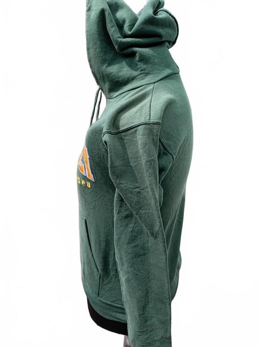 Throwback Champion Cal Poly Hoodie Green Size Small