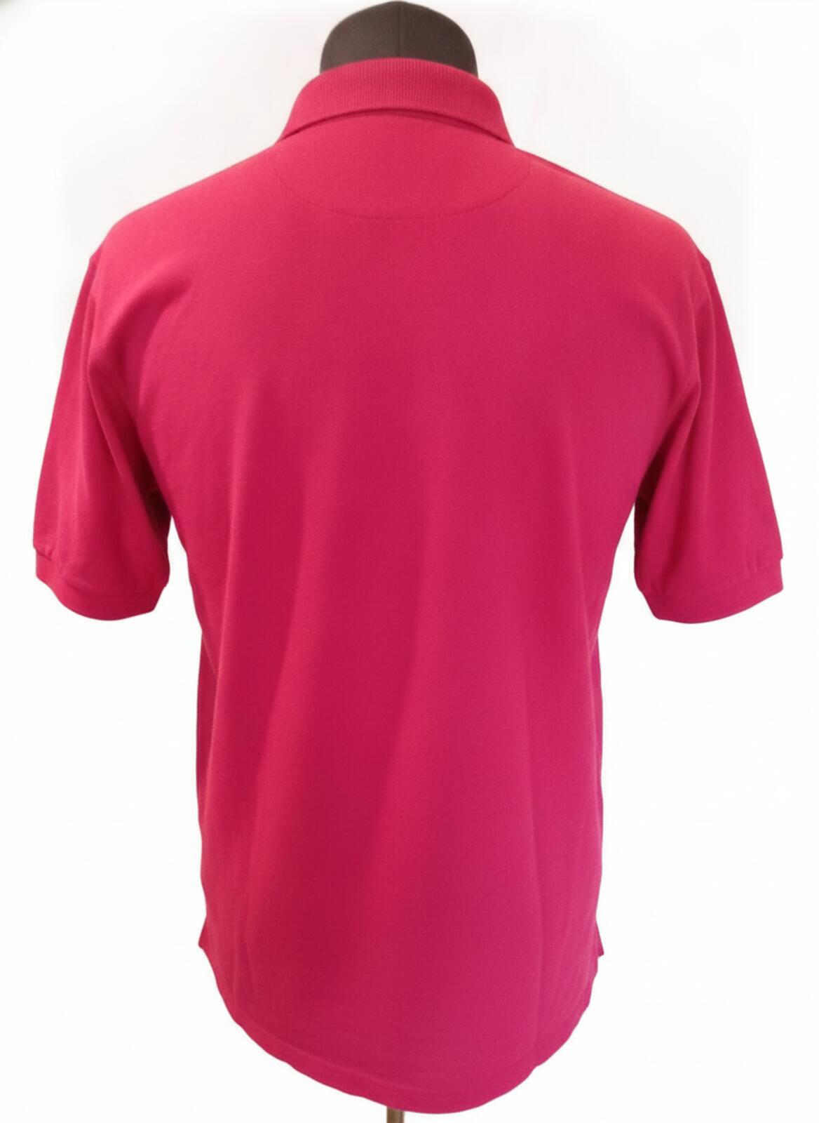 Lacoste Pink Short Sleeve Polo Shirt - 7 - 2XL - XXL
