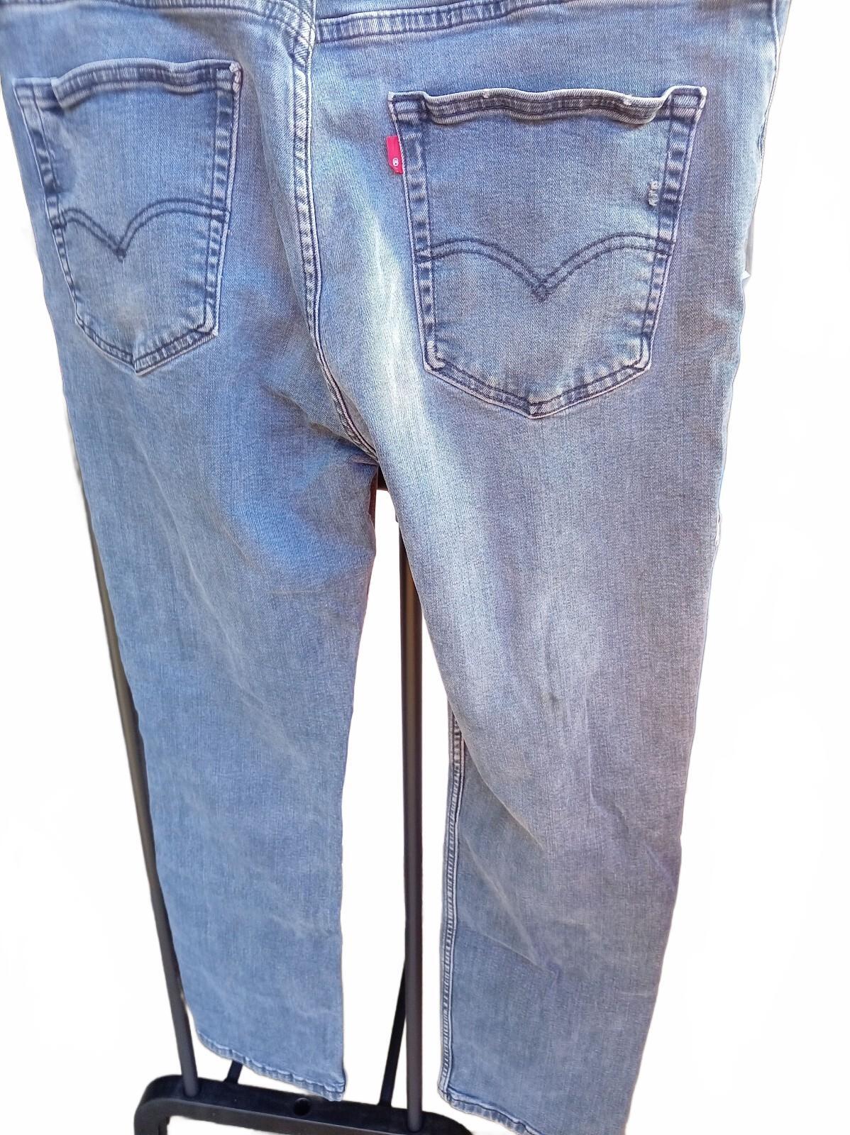 Levi’s 514 Straight Jeans W38 L32 – Blue/Grey Denim – Men’s – Classic Fit