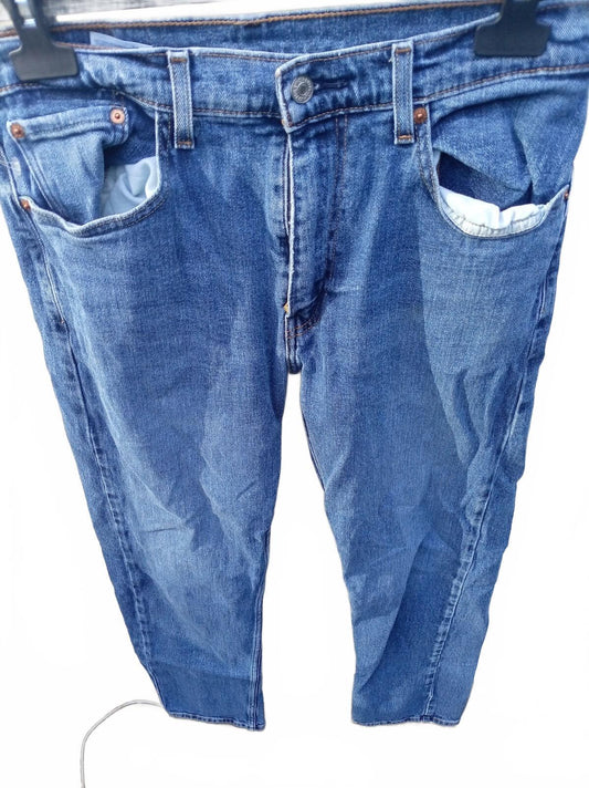 Levis 505 Regular Straight Men's Blue Jeans Size 32x32 Classic 5-Pocket