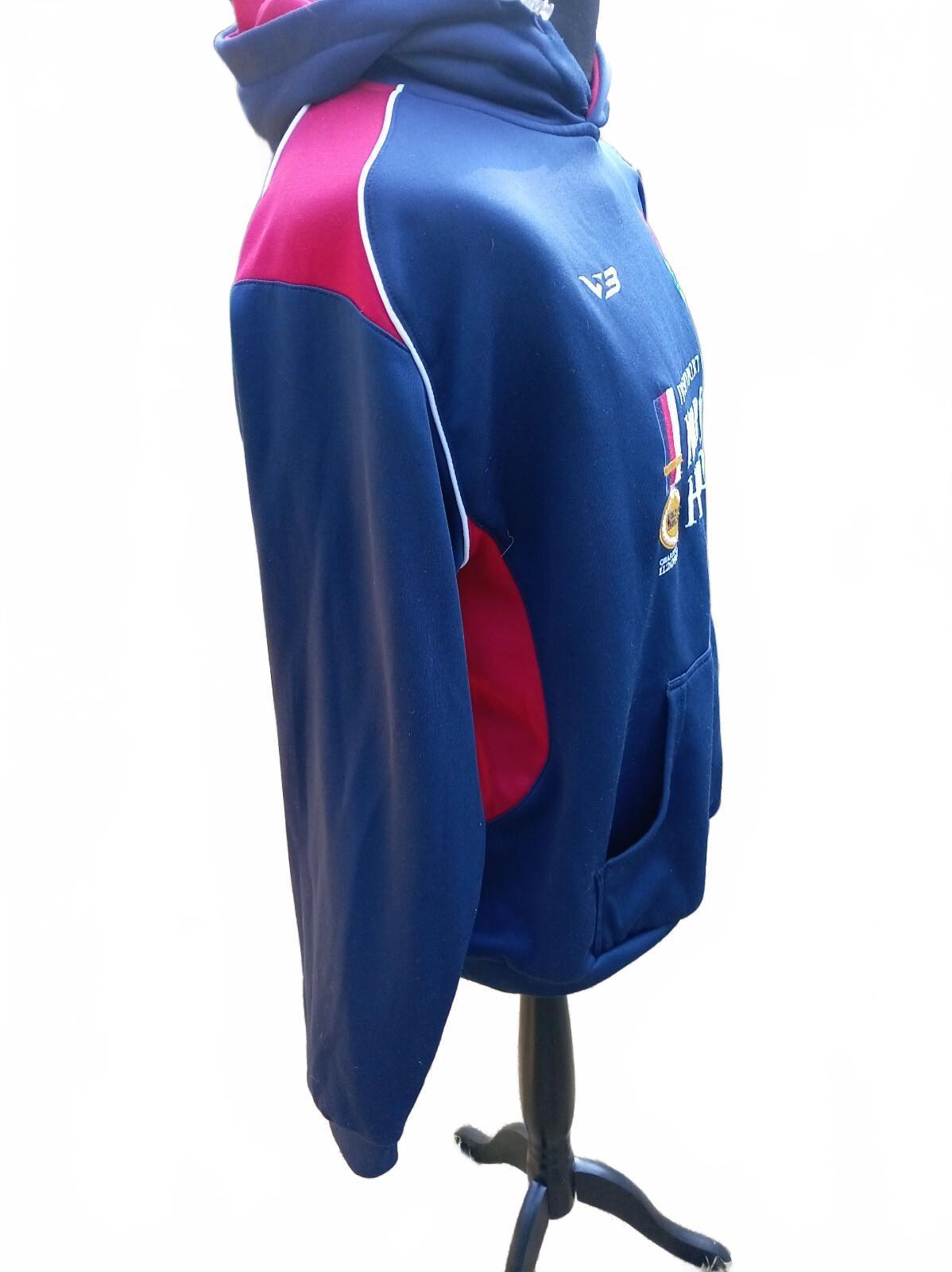 V3 Navy Blue Help for Heroes Hoodie Sweatshirt - Large 23" P2P