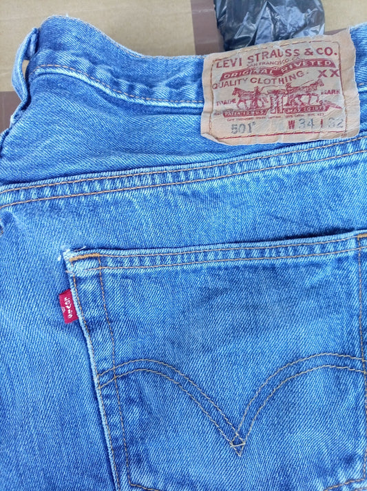 Levi's Classic Blue Denim Jeans W34 L32