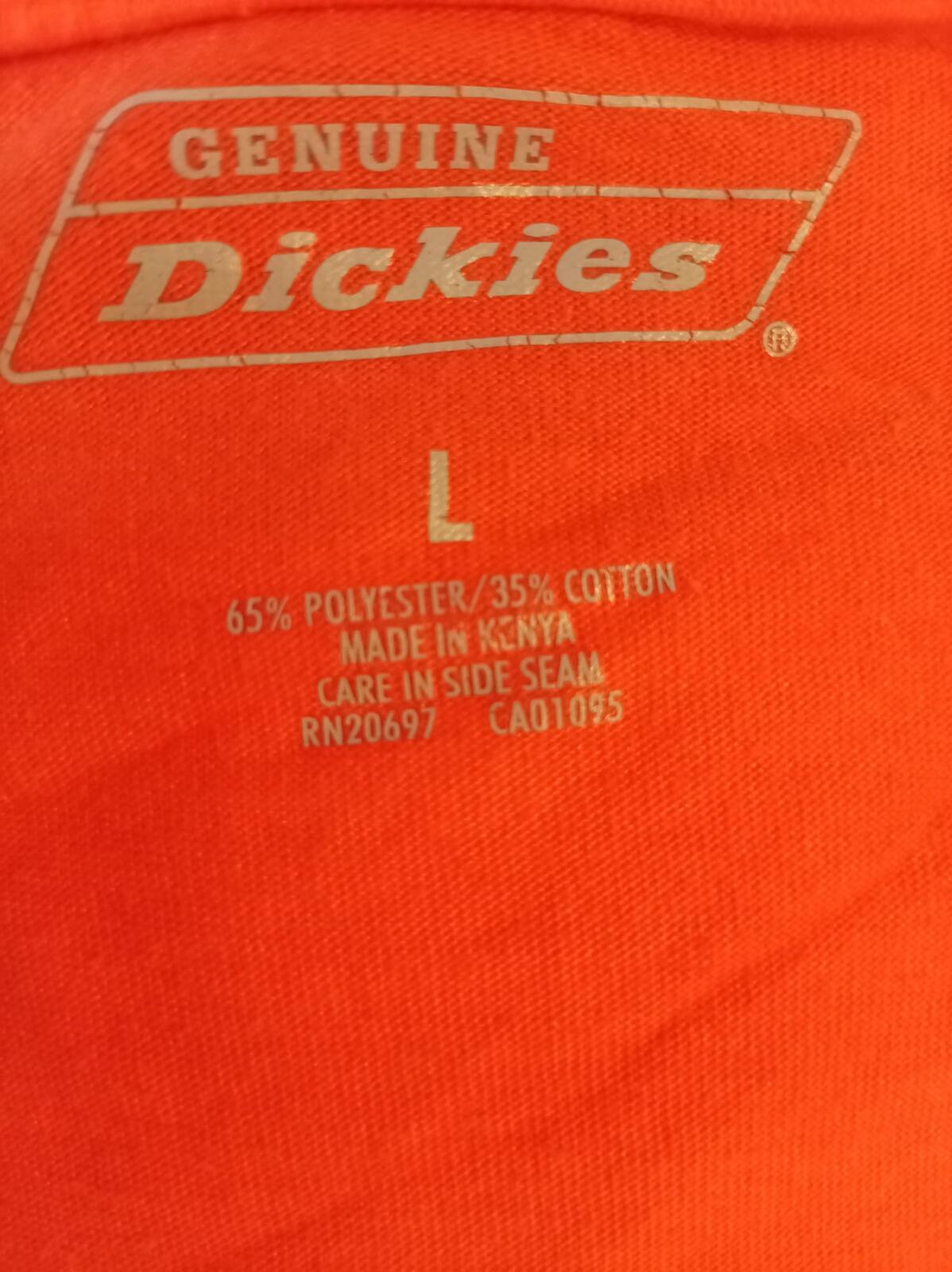 Dickies Whiskey Graphic T-Shirt - Orange - Large