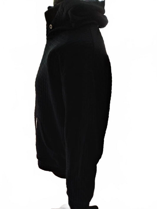 Carhartt Waffle‑Texture Hoodie – Black – Great Condition - XXL