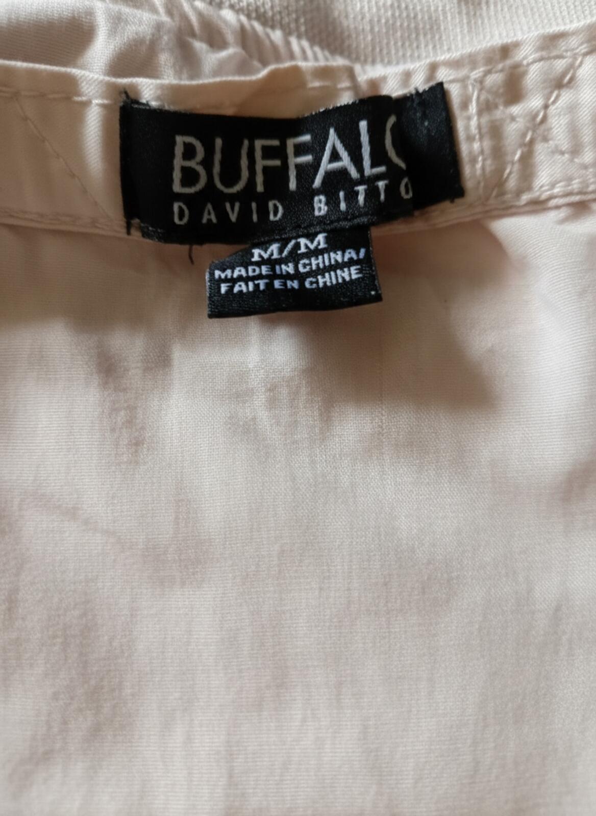 Buffalo David Bitton Bomber Jacket – Beige – Size M – Cotton Blend