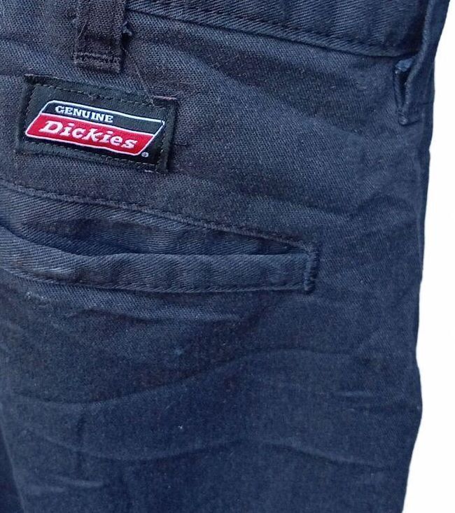 Dickies Genuine Black Work Trousers W48 L24 Skate
