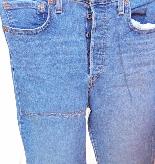 Levi's Ribcage Waist Straight Leg Blue Denim Jeans W30 L27