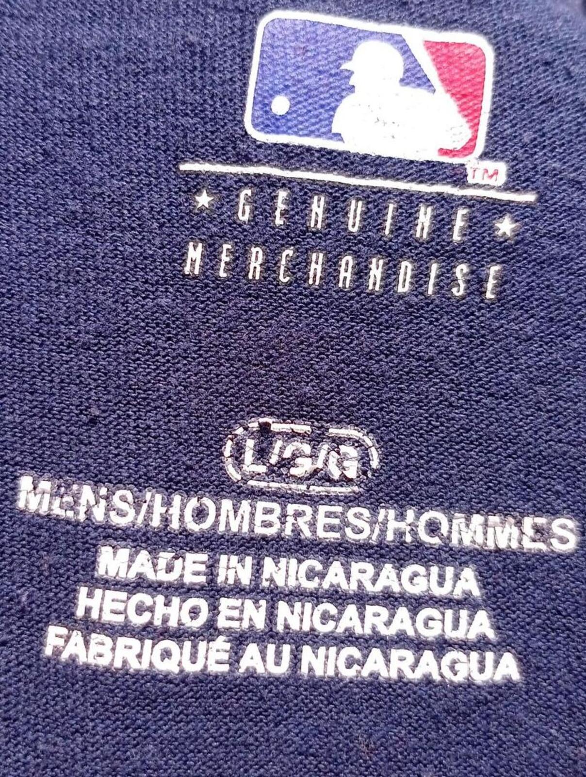 Milwaukee Brewers T-Shirt Squad Up Postseason 2019 MLB Navy Blue Men's Large L