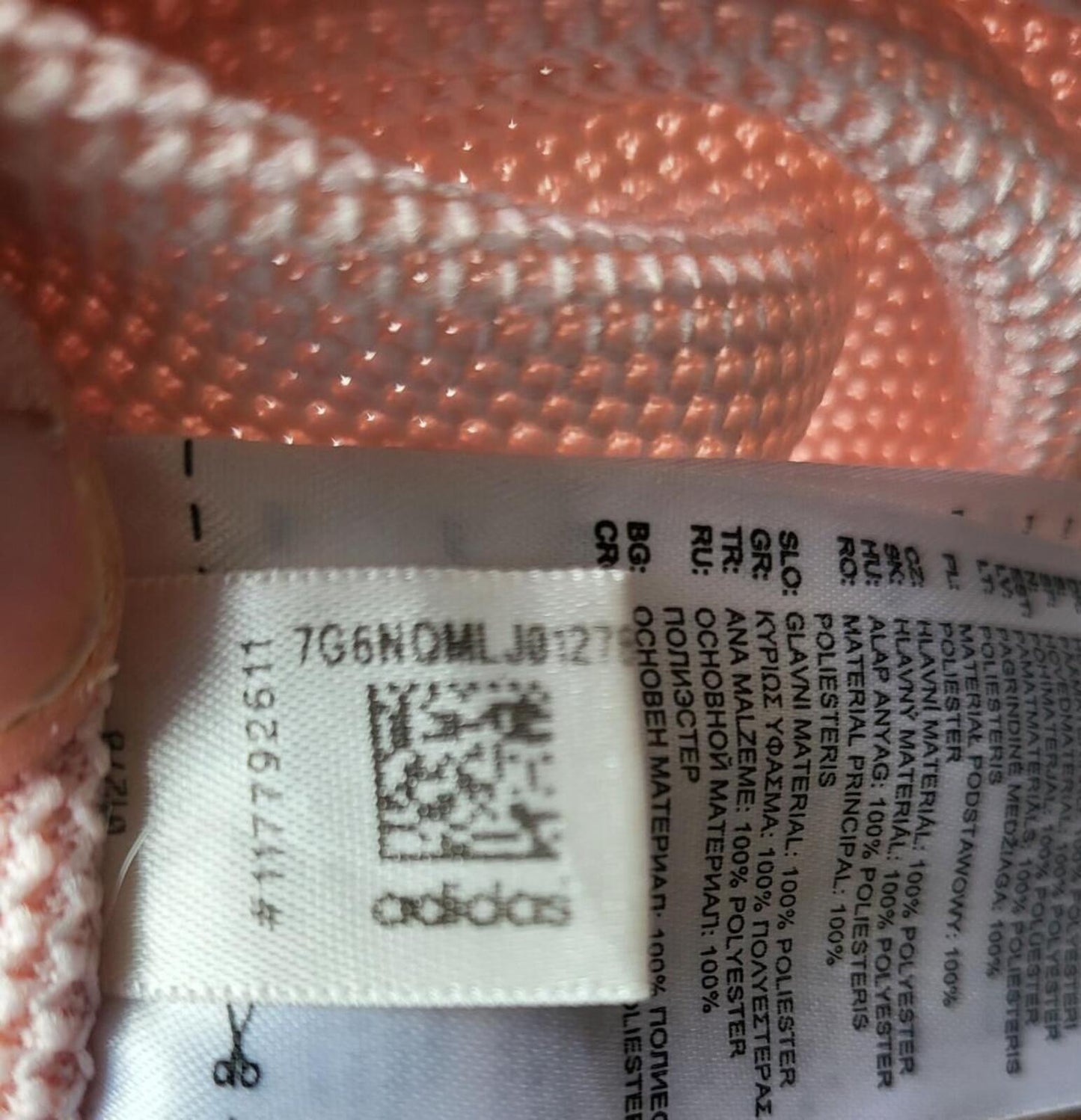 Adidas Originals Pastel Pink Trefoil Pique Tee Dress - Size 10