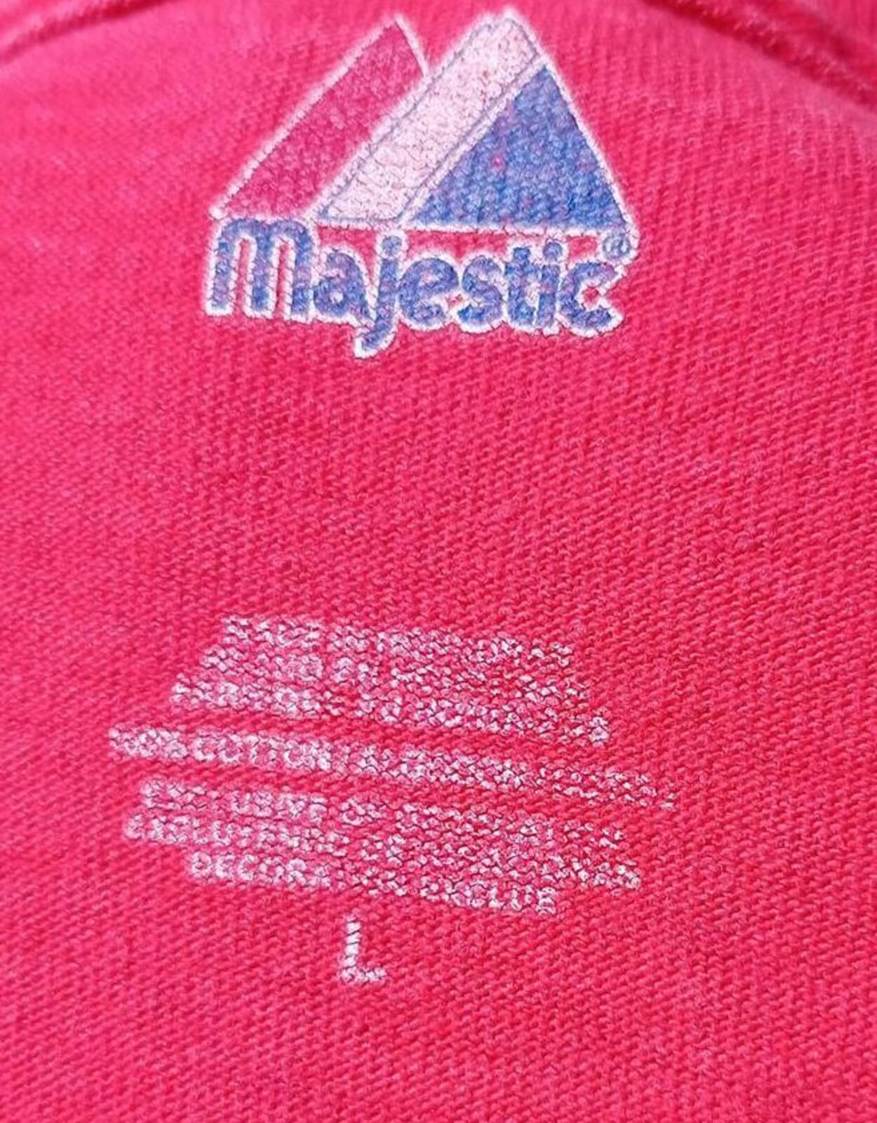 Vintage Look Majestic Boston Red Sox Fenway Park Graphic T-Shirt Red Men's Large