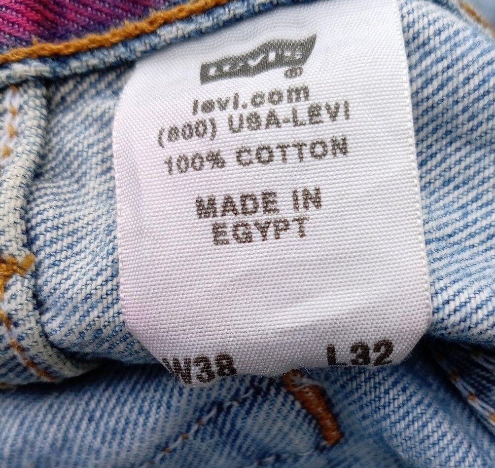 Levi’s 501 Men’s Jeans – 0193 Wash Egypt W38 L32 Vintage Straight Leg