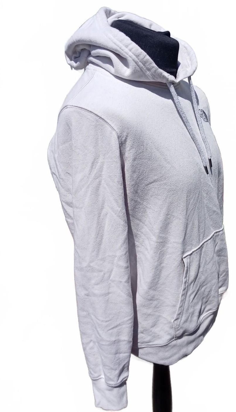 The North Face Hoodie – Large – 23" P2P – White/Grey – Soft Cotton – VGC