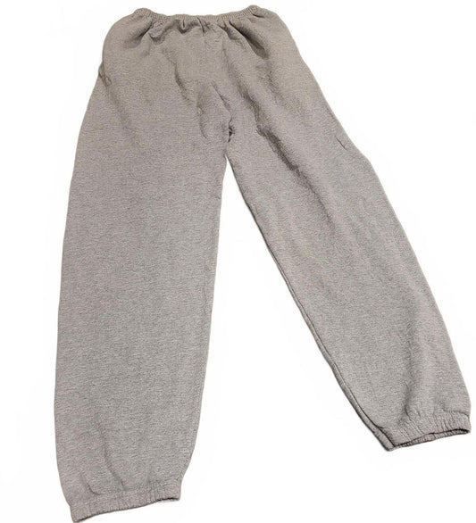 Champion Joggers Men’s M – Grey – “CENTRAL” Print – Fleece – Cuffed