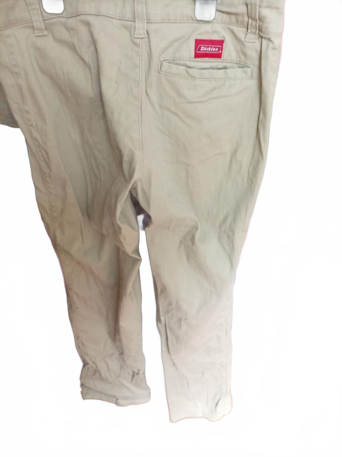Genuine Dickies Size 7 Stretch Chinos - Khaki - W28 L31