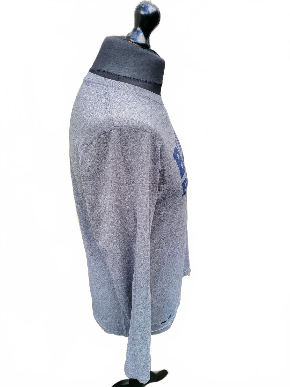 Nike Dri-FIT Boone Football Long Sleeve Training Top - Men's Medium - Gray