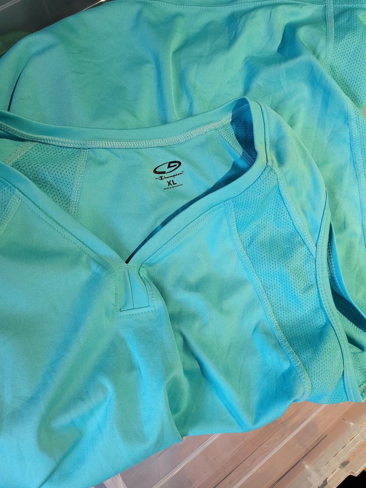 Champion Men’s XL Performance Gym Vest - Turquoise - Training Tank Top