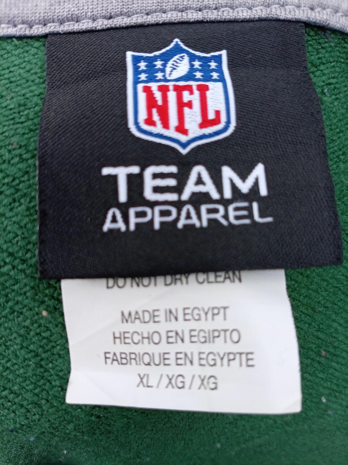 Green Bay Packers NFL Team Apparel Quarter-Zip Jacket - Size XL - Vintage Style