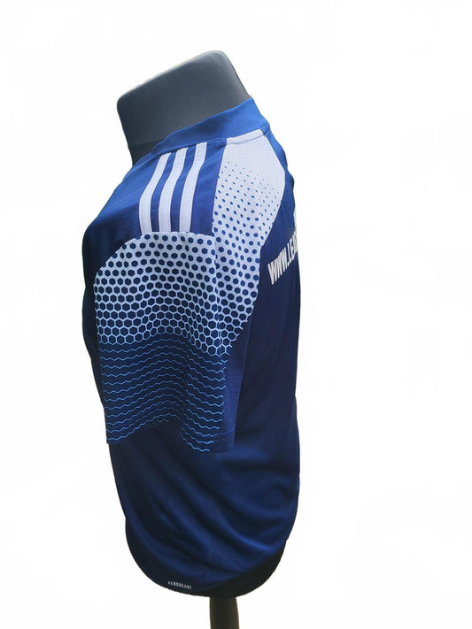 Adidas Blue Lead Accounting Sports Jersey Size M