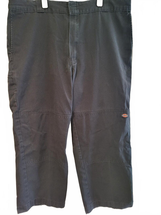 Dickies Loose Fit Straight Leg Work Pants - Black - 42x28 (Preloved)
