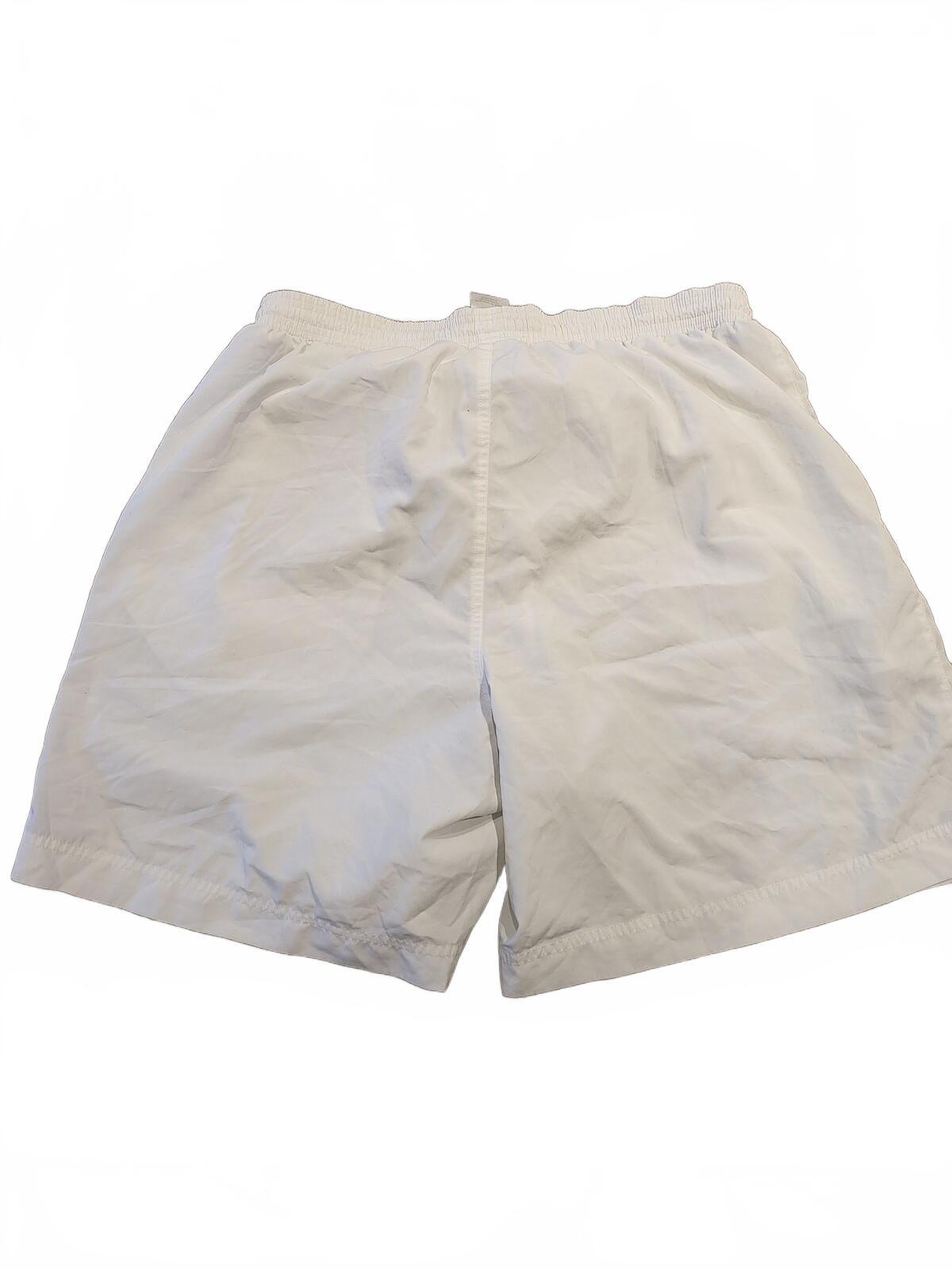 Adidas White Polyester Shorts Size L