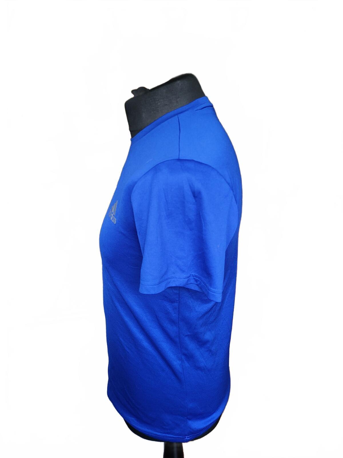 Adidas Blue Short Sleeve T-Shirt - Small