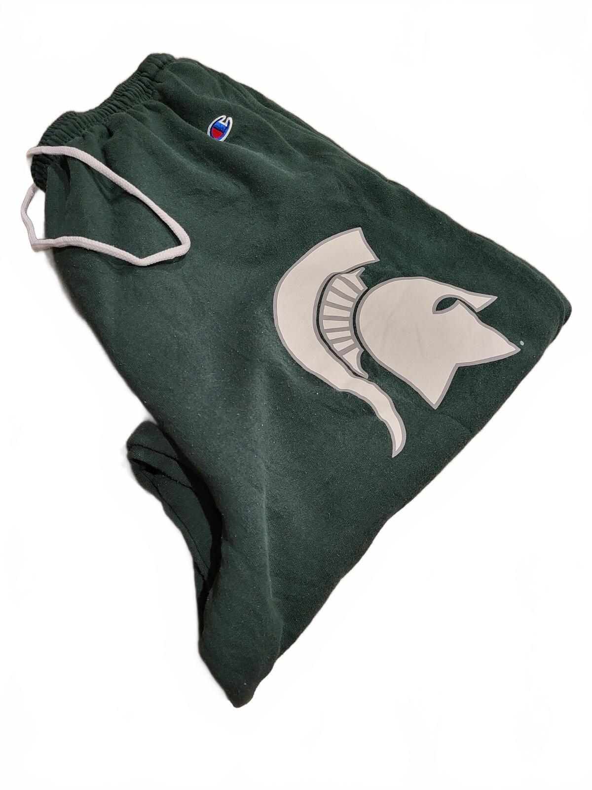 Champion Michigan State Spartans Joggers Men’s L – Green – Cuffed – Collegiate