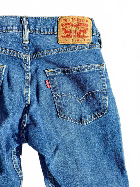 Levi’s 511 Slim Jeans W29 L30 – Blue Denim – Modern Slim Fit – Great Condition