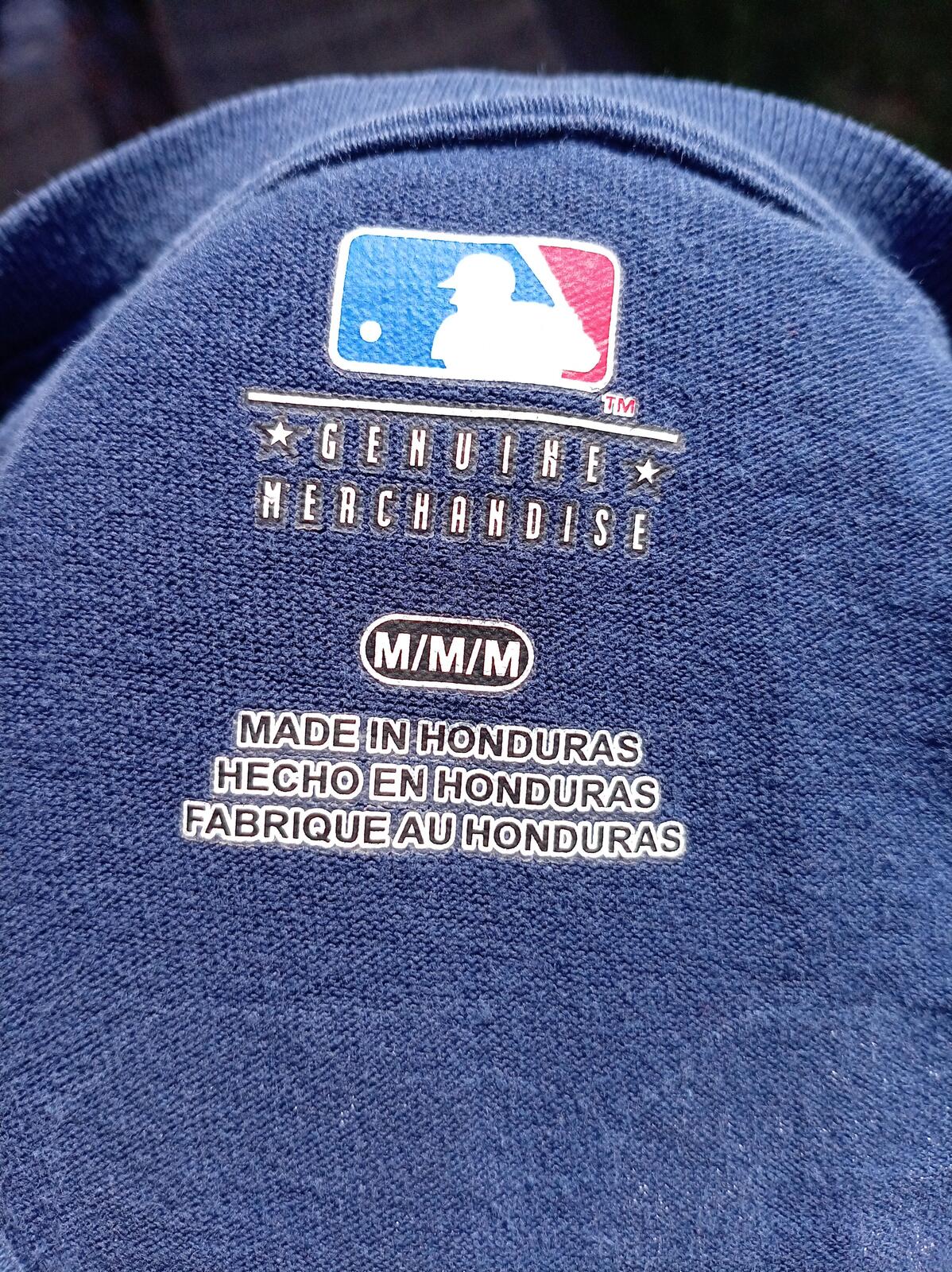 Detroit Tigers Miguel Cabrera 24 MLB T-Shirt Navy Blue Orange Men's Medium M