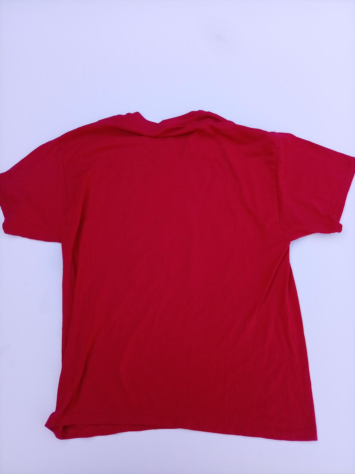 2014 Smokeaters Baseball Graphic T-Shirt - Red Hanes EcoSmart Large Fits Medium