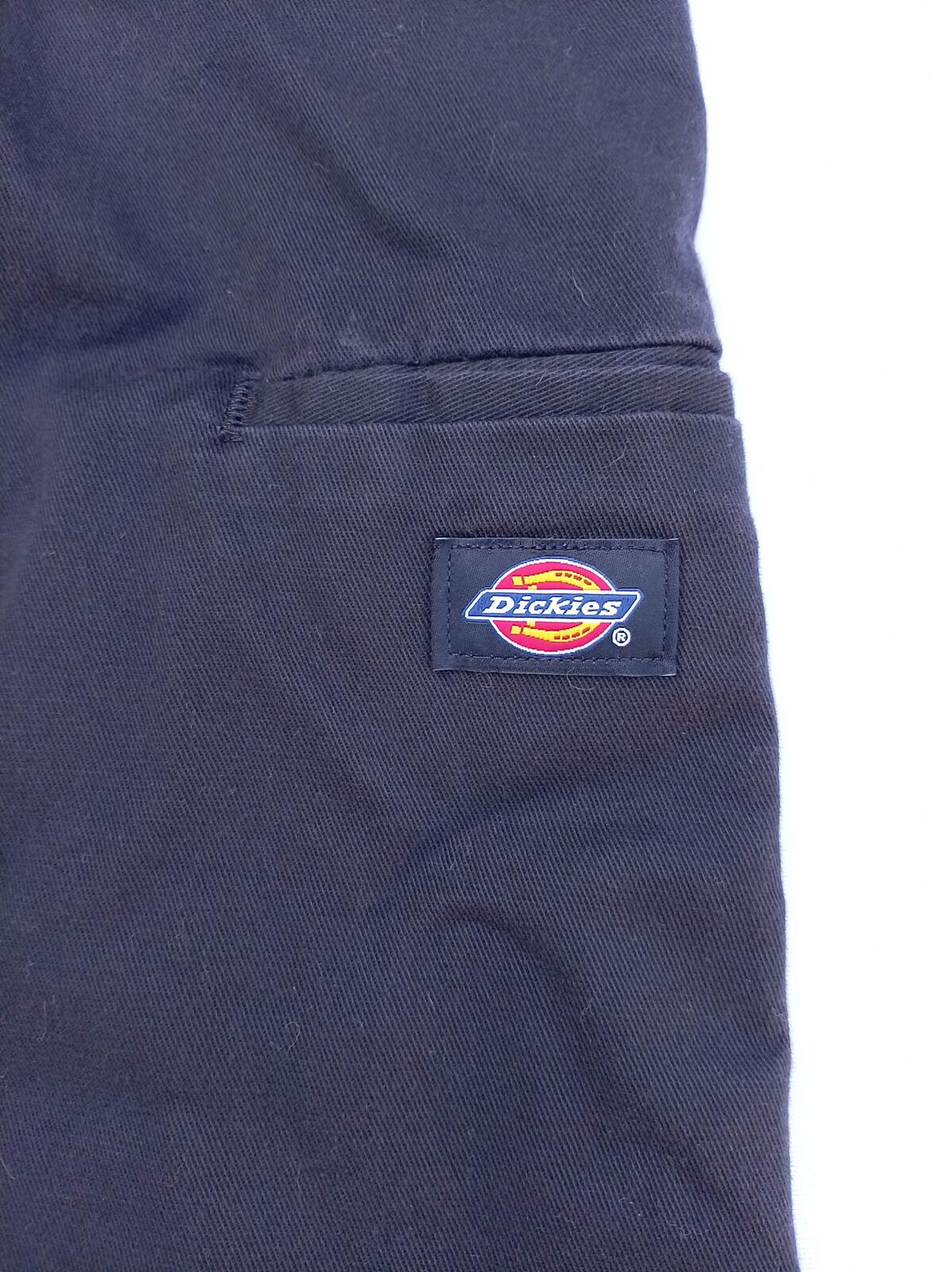 Dickies Black Work Pants Trousers 32x30 Slim Straight Skater Chinos Casual