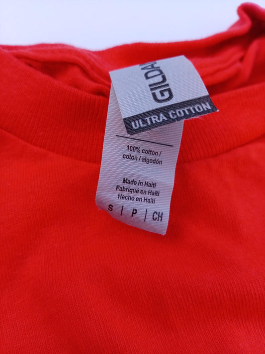 Carolina UVC Red Cotton T-Shirt Size Small