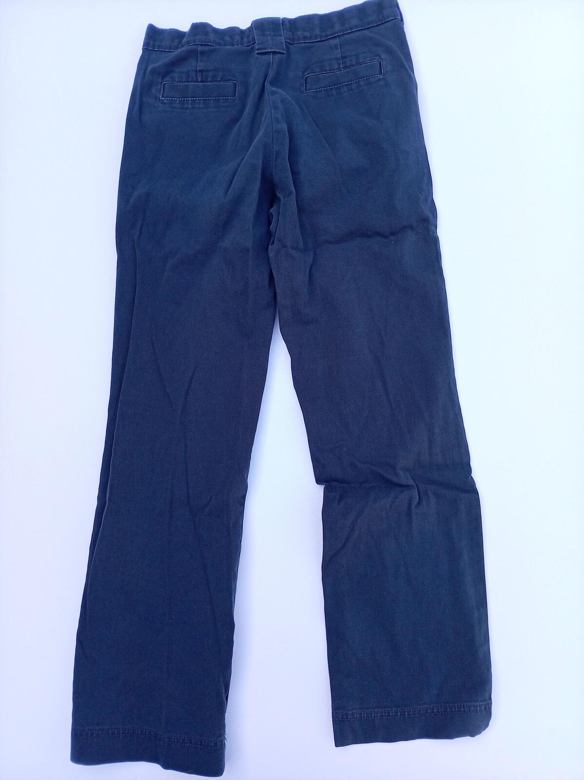 Dickies Navy Blue Chino Work - Boys Size 14 / Adult W28 L25 Straight Leg