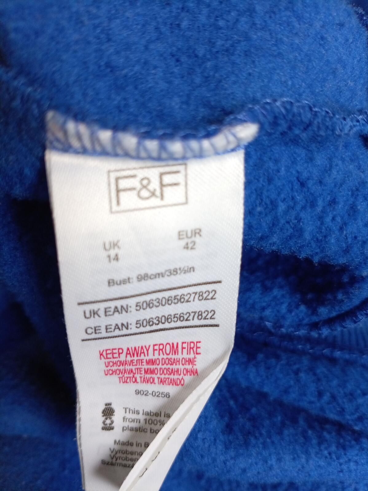 Cabana Club Blue Crewneck Sweatshirt - Size 14