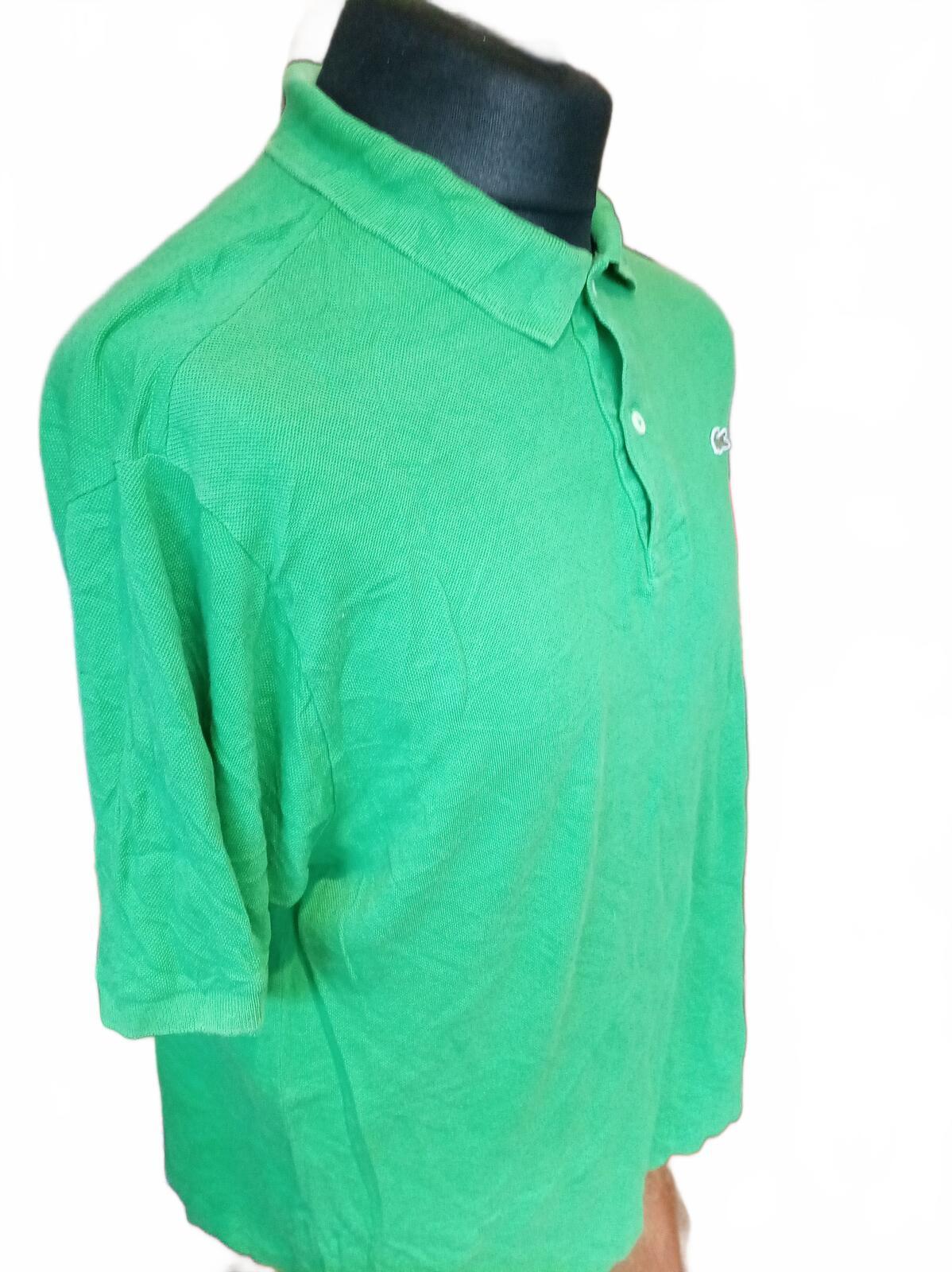 Lacoste Green Short Sleeve Polo Shirt - 6 - XL