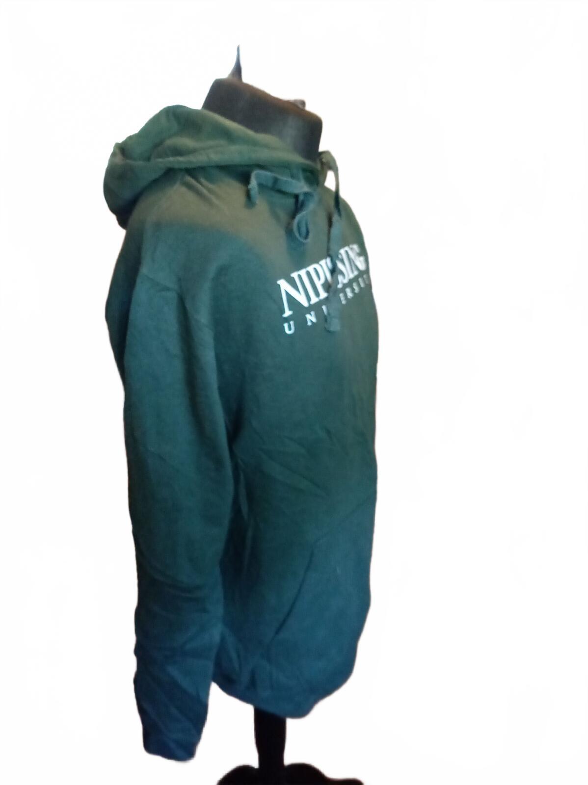 Nipissing University Green Pullover Hoodie Sweatshirt - XL