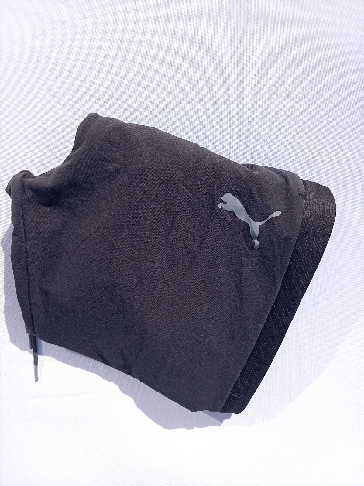 Puma Black Tapered Jogger Trousers - Medium
