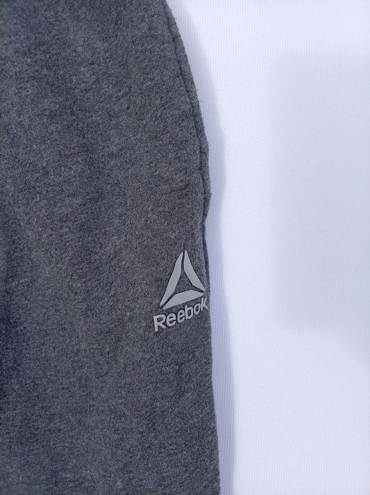 Reebok Grey Drawstring Cuffed Jogger Sweatpants - Medium
