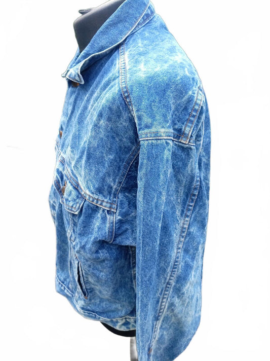 Vintage 80s Levi's 70507 0219 Denim Jacket XL USA Trucker Hand Pockets 25" P2P