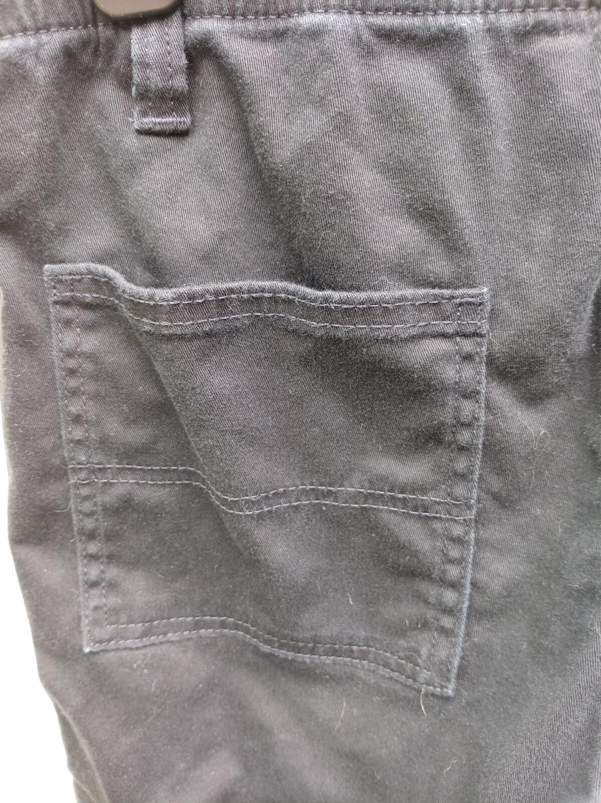 Womens Dickies Black Blue Cargo Trousers - W27R - Excellent Condition