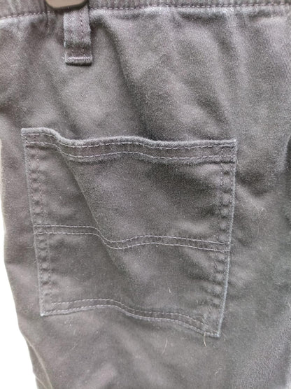 Womens Dickies Black Blue Cargo Trousers - W27R - Excellent Condition