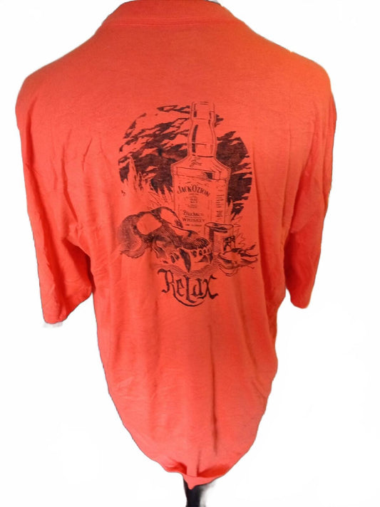 Dickies Whiskey Graphic T-Shirt - Orange - Large