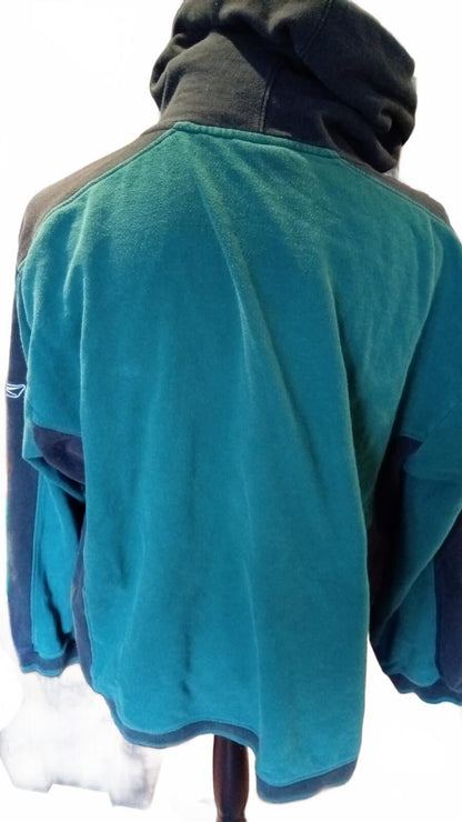 Vintage REEBOK Philadelphia Eagles NFL Hoodie | Green | Size XXL | 00s Retro
