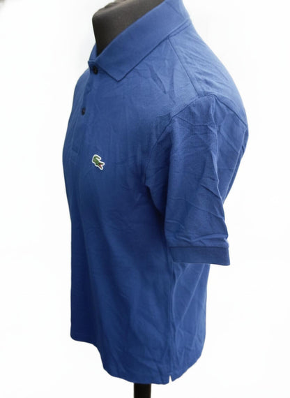 Lacoste Classic Blue Polo Shirt with Crocodile Logo - Size 3 - Small