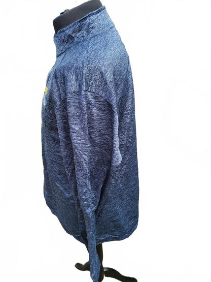 Adidas KodaBank Blue Heathered Quarter Zip XL Pullover