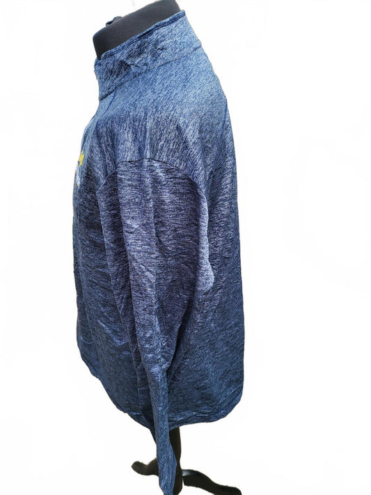 Adidas KodaBank Blue Heathered Quarter Zip XL Pullover