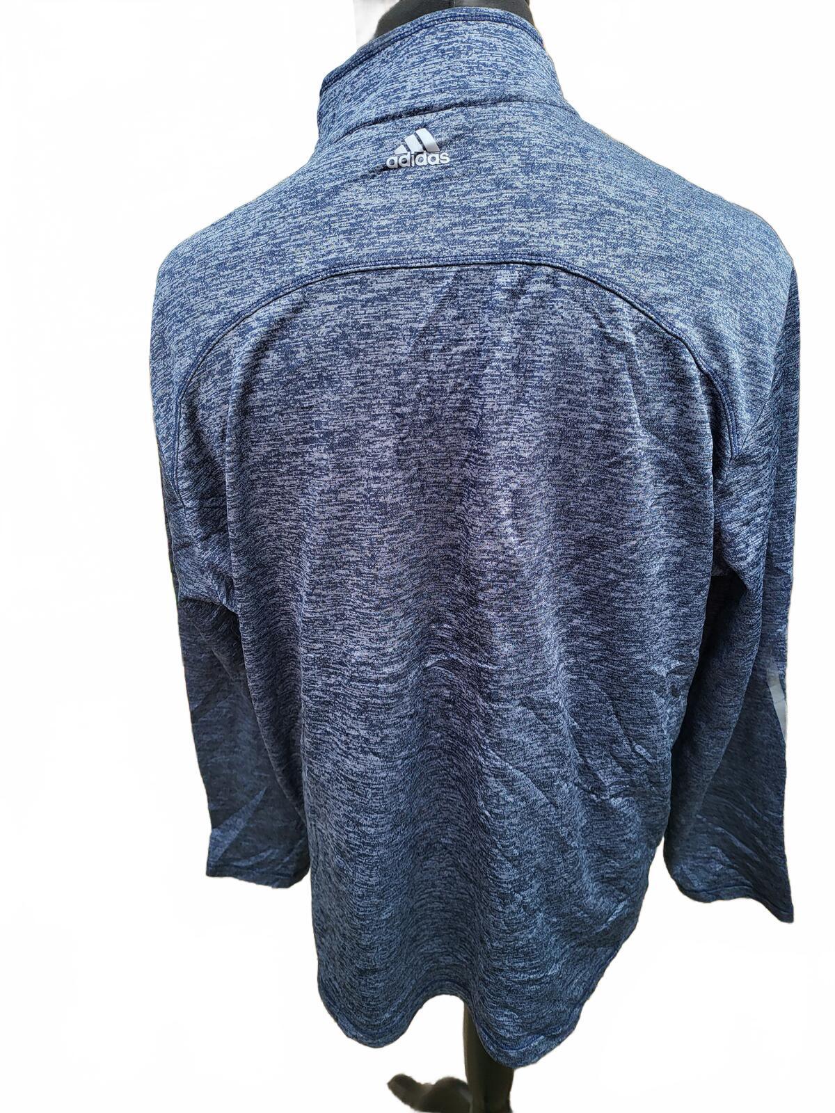 Adidas KodaBank Blue Heathered Quarter Zip XL Pullover